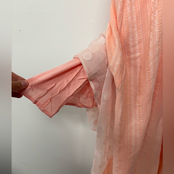 Foxiedox Pink Flowy Fariecore Midi Y2K Style Dress Size Small - Picture 4 of 5